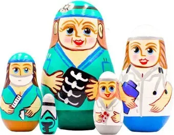 Брестская Фабрика Сувениров Подарки врачу и медсестре (набор 5 шт)