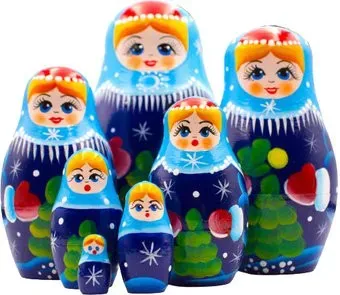 Брестская Фабрика Сувениров Снегурочка (набор 7 шт)