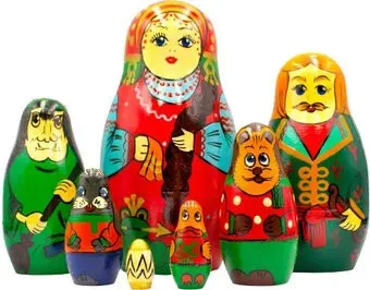Брестская Фабрика Сувениров Русская народная сказка Царевна-Лягушка (набор 7 шт)