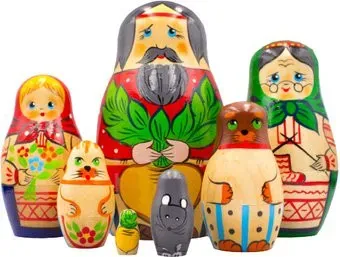 Брестская Фабрика Сувениров Русская народная сказка Репка (набор 7 шт)