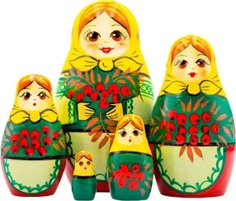 Брестская Фабрика Сувениров С ягодами рябины (набор 5 шт)