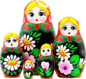 Брестская Фабрика Сувениров С цветами лилии и ромашки (набор 5 шт)