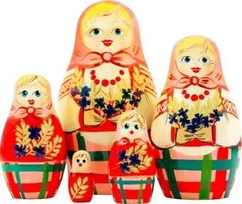 Брестская Фабрика Сувениров С колосками и васильками (набор 5 шт)