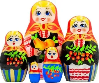 Брестская Фабрика Сувениров C грушами, яблоками и красной смородиной (набор 5 шт)
