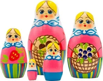 Брестская Фабрика Сувениров C грибами, черникой и земляникой (набор 5 шт)