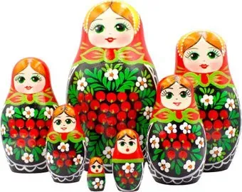 Брестская Фабрика Сувениров C ветвями рябины и ромашками (набор 7 шт)