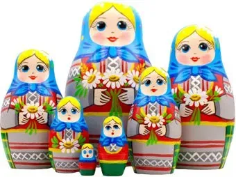 Брестская Фабрика Сувениров С букетом луговых цветов (набор 7 шт)