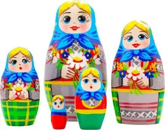 Брестская Фабрика Сувениров С букетом луговых цветов (набор 5 шт)