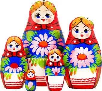 Брестская Фабрика Сувениров С букетом лилий (набор 5 шт)