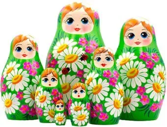 Брестская Фабрика Сувениров В летнем сарафане с ромашками (набор 7 шт)