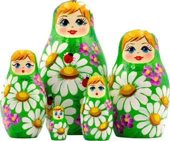 Брестская Фабрика Сувениров В летнем сарафане с ромашками (набор 5 шт)