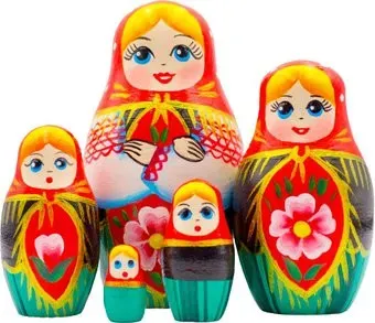 Брестская Фабрика Сувениров В белорусском традиционном костюме (набор 5 шт)