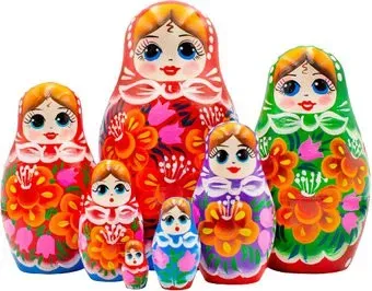 Брестская Фабрика Сувениров Классическая с лилиями и колокольчиками (набор 7 шт)