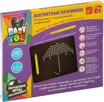 Bondibon Мозаика в планшете Магнитные крапинки ВВ5125