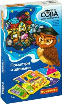 Bondibon Умная сова. Посмотри и запомни ВВ4004