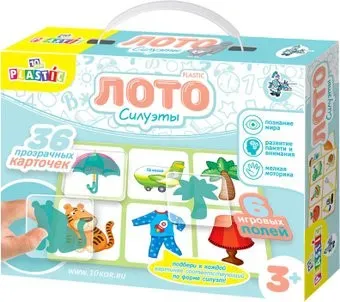 Десятое королевство 10KOR Plastic Лото Силуэты 04007
