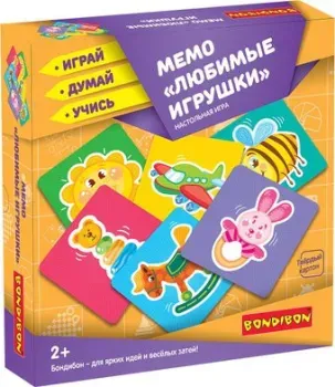 Bondibon Мемо Любимые игрушки ВВ3910