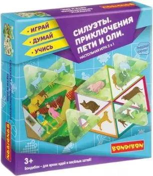 Bondibon Приключения Пети и Оли. Силуэты ВВ3906
