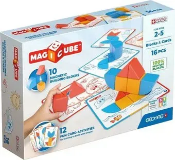 Geomag Магнитные кубики фигуры и карточки GM302