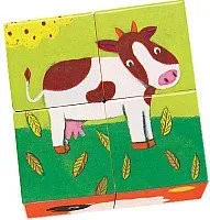 Djeco Кубики. Ферма 01900