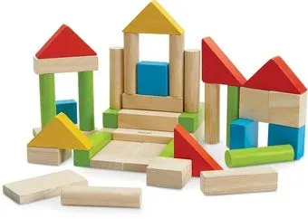 Plan Toys 40 цветных блоков 5513