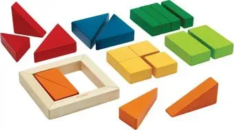 Plan Toys Блоки Геометрия 5467