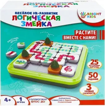 Рыжий кот Головоломка Веселое IQ-развитие. Логическая змейка ИК-8711