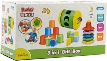 Sharktoys Сортер, пирамидка, стаканчики 3 в 1 22200050