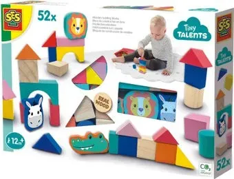 SES Creative Tiny Talents Деревянный конструктор 13143