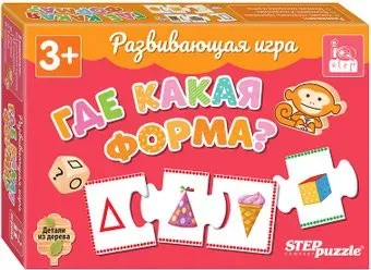 Step Puzzle IQ step. Где какая форма? 89860