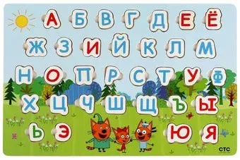 Буратино Вкладыши Алфавит 1041-CATS