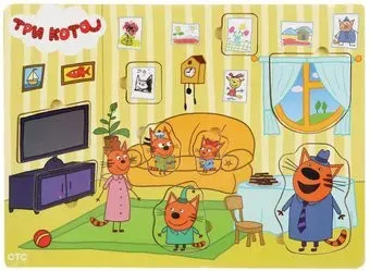 Буратино Три кота 1022-CATS