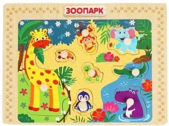 Буратино Рамка-вкладыш Зоопарк W0156