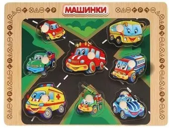 Буратино Рамка-вкладыш Машинки W0134