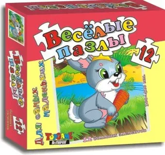 Topgame Веселые пазлы Зайчик 00693
