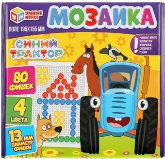 Умные игры Синий трактор. Мозаика 4680107902214