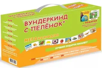 Вундеркинд с пеленок Мегачемодан по методике Домана (320 шт)