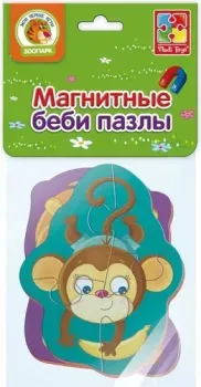 Vladi Toys Baby Puzzle Львенок и обезьянка VT3208-07