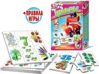 Русский стиль Умные игры. Цифры 03997