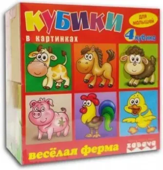 Забава Кубики. Веселая ферма 11105