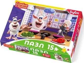 Рыжий кот Готовим с Бубой №1 П15-2080 (15 эл)