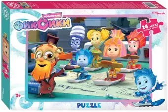 Step Puzzle Maxi Фиксики 90080 (24 эл)