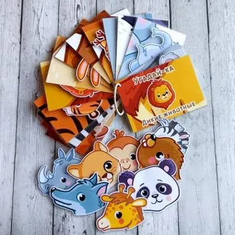lipuchki.for.kids Угадай-ка Дикие животные