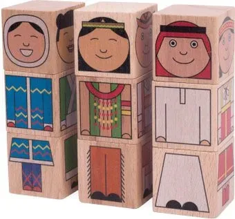 Краснокамская игрушка Кубики. Народы мира Куб-11