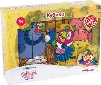 Step Puzzle Куб 12. Попугай Кеша 87344