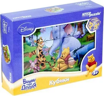Step Puzzle Кубики. Медвежонок Винни 87155