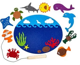 Smile Decor Рыбалка из фетра Ф800