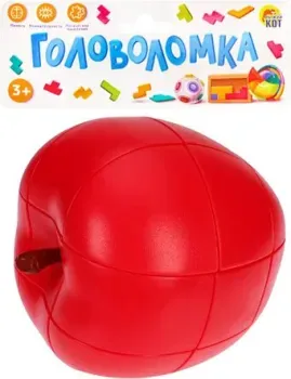 Рыжий кот Головоломка Красное яблоко И-6780
