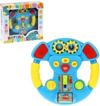 Наша Игрушка Музыкальный руль. Умный я ZYA-A2772