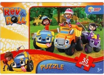 Умные игры Макси-пазлы Рев и Ролл 4680107918031